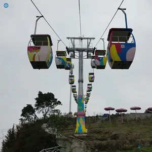 Scenic Steel Gondola Lift Cableway System (DQ Brand) 1600 Persons/Hour thumbnail-5