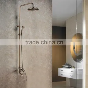 Luxury Golden Color Exposed Rain Shower Set AF838 thumbnail-2