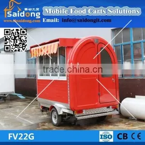 Fashionable Appearance Design Mobile Fast Food Kiosk Cart Motorcycle Hot Dog Cart thumbnail-3