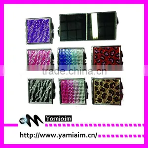 Bling Rhinestone Compact Mirror thumbnail-1