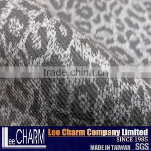 Woven Printed Leopard Pattern Cotton Lycra Fabric thumbnail-6