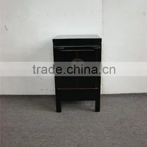 Small Solid Wood Drawer Tall Cabinet Storage thumbnail-1