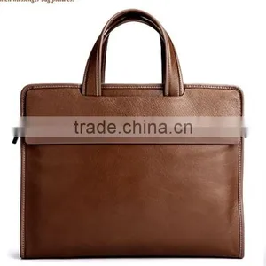 2014 Famous Brand Custom Mens Leather Messenger Bag Laptop Briefcase Wholesale Handbag China thumbnail-3