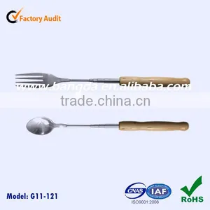 Stainless Steel Telescopic Spoon and Fork thumbnail-1