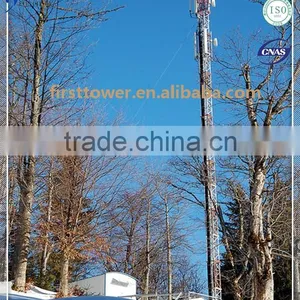 Hot Dip Galvanized Monopole Microwave Gsm Antenna Tower thumbnail-3