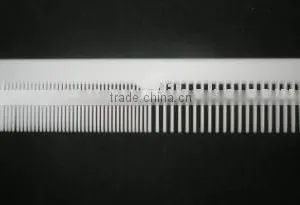 Hot Sale White Double Comb Tooth Plastic Hotel Hair Comb thumbnail-1