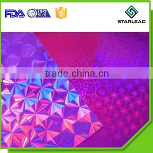 Silver Metallized Pet Holographic Film for Printing Lamination thumbnail-1