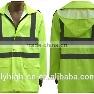 Factory Price Custom Waterproof Safety Raincoat thumbnail-4