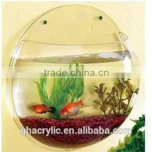 High Quality Acrylic Portable Fish Tank Mini Glass Fish Bowl thumbnail-3