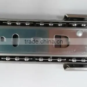 Hot Sale 3 Fold Full Extension 45mm Damper Soft Closing Drawer Slide thumbnail-4