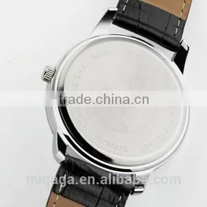 Men's/Women's Fashion Leather Band Couples Quartz Wrist Watch Sales Gift thumbnail-2