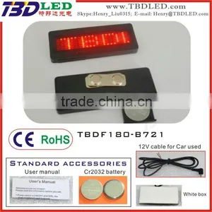 Usb Rechargeable Prammable Mini Led Name Card/sales Promotion Led Card Screen/mini Led Display thumbnail-1