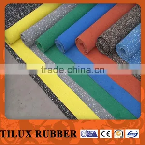 Gray Interlock Rubber Flooring Tiles for Gym Indoor thumbnail-4