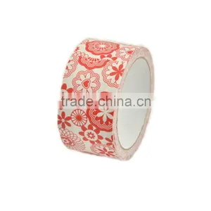 2015 Red Flowers Print Duct Tape Manufacturer thumbnail-2