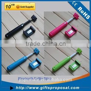 COLORFUL MONOPOD SELFIE STICK WITH BUILT-IN BLUETOOTH REMOTE WIRELESS SHUTTER thumbnail-3