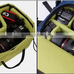 Deluxe Digital Camera / Video Padded Backpack Case SLR Camera Backpack Bag thumbnail-3