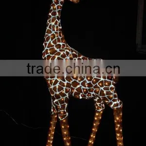 3D LED Christmas Acrylic Giraffe Motif Light thumbnail-1