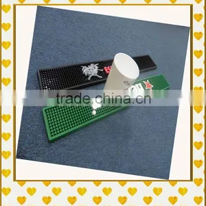 Promotion Rubber Custom Printed Black Soft Pvc Beer Mat thumbnail-1
