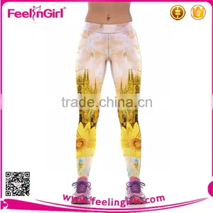 2016 No MOQ Reasonable Price Suitable Galaxy Print Leggings Women thumbnail-1