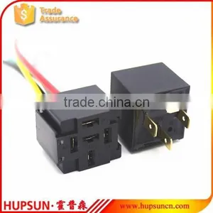 Square Type 12v 24v 40A 4PIN Relay Base, Female Car Relay Base, Brass Terminal Relay Base thumbnail-1