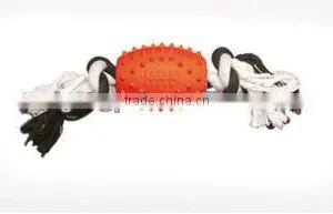 Pet Rubber Toy With Rope Toy thumbnail-1