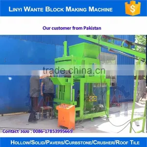 WANTE Machinery WT2-10 Hydraulic Interlock Clay Brick Machine Hydraulic Clay Bricks Press Machine thumbnail-1