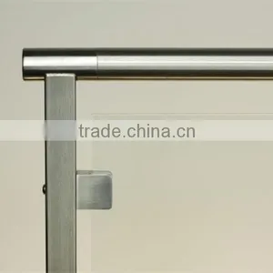 Stainless Steel Material Glass Holding Clamps for Square Pipe thumbnail-1