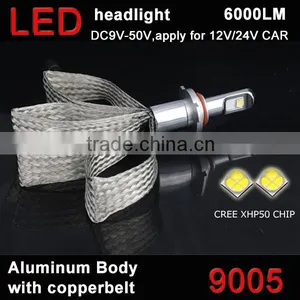 Shockproof 12v Auto Led Bulb 6000 Lumen Led Headlamp thumbnail-1