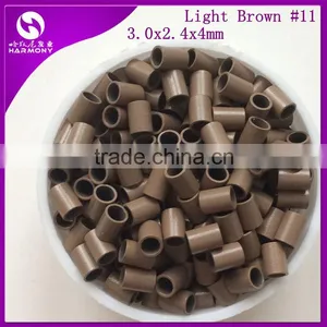 Mini Lock Straight Copper Micro Rings Tube Bead For I Tip Hair Extension Hair Extension Micro Rings Tools thumbnail-3