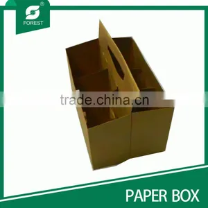 2015 BROWN COLOR 6 PACK BOTTLE PACKAGING BOX thumbnail-1