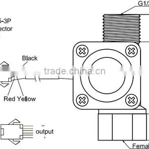 1/2" Plastic Water Flow Sensor thumbnail-2