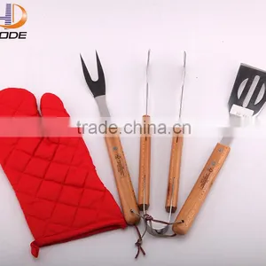 High Quality 3 Piece Bbq Tools Stainless Steel Bbq Tool Set thumbnail-1