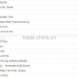 5.7 Inch LQ057V3DG02 A-Si TFT-LCD Panel For SHARP thumbnail-3