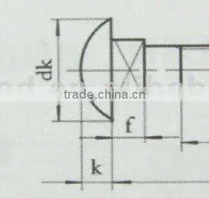 DIN603 Mushroom Head Square Neck Bolts thumbnail-1