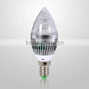Aluminum Housing Imitation Lumens Chip 3W Electric LED Flameless Candle Light From Shenzhen Supplier thumbnail-1