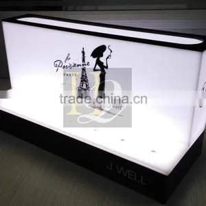 LED Illuminating Fashion Acrylic Cosmetic Display Stand/perfume Display Stand thumbnail-3