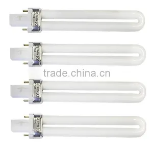 4pcs White Color Replaceable 9W UV Bulbs for uv Lamp thumbnail-1