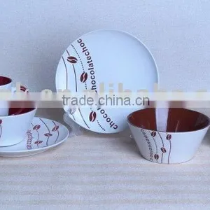 3pcs Beautiful Handpainted Breakfast Set thumbnail-1