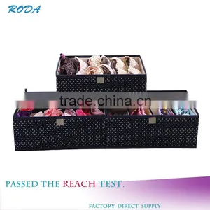 Waterproof 600D Oxford Fabric Zipper Foldable Underwear Lingerie Socks Storage Box thumbnail-1