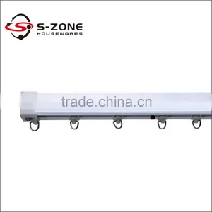 Plastic PVC Double Curtain Track Rail Fitting thumbnail-1
