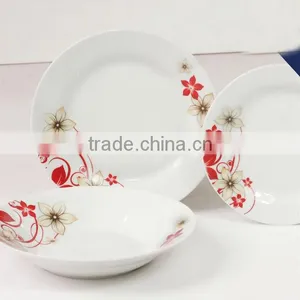 Good Quality Super White Porcelain Plate Wholesale Modern Dinnerware thumbnail-4