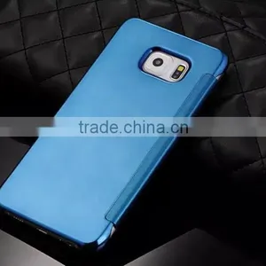 Hot Selling Mirror View Flip Smart Cover For Samsung Galaxy S6 thumbnail-4