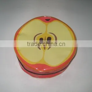 Customized Inflatable Apple Shape PVC Bag With Zipper for Small Things thumbnail-1