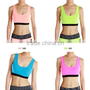 Women Running Fitness Sexy Yoga Seamless Sports Bra thumbnail-1