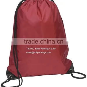 Strong Drawstring Backpack Bag, Promotional Polyester Drawstring Bag, Eco String Bag Can be Customized in Various Colors thumbnail-1
