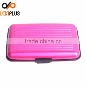 Luckiplus Inventory Hot Pink Pattern Aluminum Wallets Identity Theft Blocker thumbnail-1