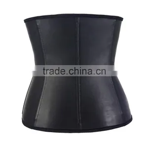 2016 Hot Sales Black Sexy Plus Size Clip And Zip Waist Training Corset Waist Trainers 3xl thumbnail-4