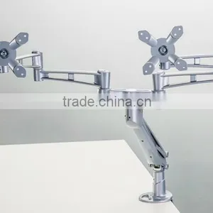 Desktop Lcd Bracket Mount, LCD Monitor Dual Arms thumbnail-2