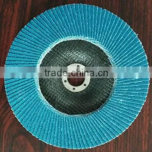 BLUE ZIRCONIUM OXIDE Abrasive Flap Disc With Good Quality thumbnail-1