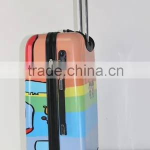 Kids Trolley Printed Designing Colorful Figures ABS+PC Trolley Hard Case Luggage thumbnail-2